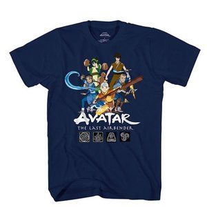 Boys Girls AVATAR The Last Air Bender T-shirt Size 14/16  NWT Navy Blue